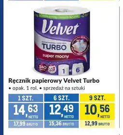 Makro Ręcznik papierowy Velvet Turbo oferta
