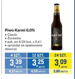 Makro Piwo bezalkoholowe Karmi Classic oferta