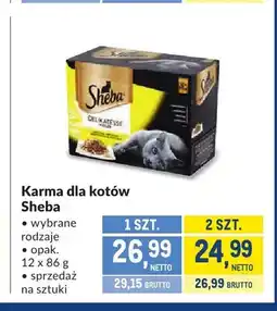 Makro Karma dla kotów Sheba 12-pak oferta