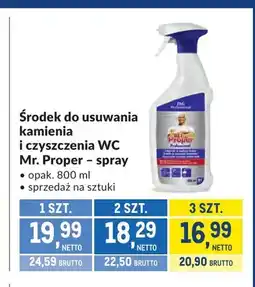 Makro Środek do usuwania kamienia i czyszczenia WC Mr. Proper spray oferta