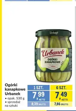 Makro Ogórki kanapkowe Urbanek oferta