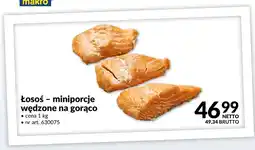 Makro Łosoś miniporcje wędzone na gorąco oferta