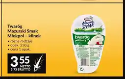 Makro Twaróg Mazurski Smak klinek Mlekpol oferta