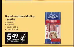Makro Boczek wędzony parzony w plastrach Morliny oferta
