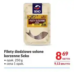 Makro Filety śledziowe solone korzenne Seko oferta