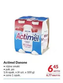 Makro Napój jogurtowy Actimel Danone 4-pak oferta