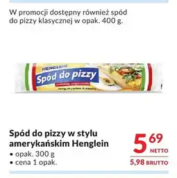 Makro Spód do pizzy w stylu amerykańskim Henglein oferta
