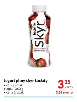 Makro Jogurt pitny skyr Łaciaty oferta