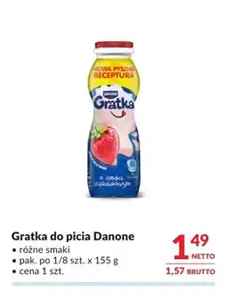 Makro Napój jogurtowy Gratka do picia Danone oferta