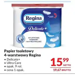 Makro Papier toaletowy 4-warstwowy Ultra Care Regina oferta