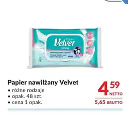 Makro Papier nawilżany Velvet oferta