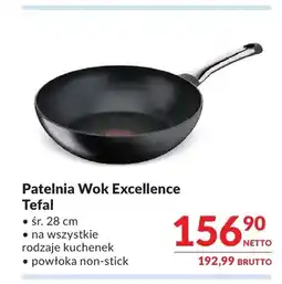 Makro Patelnia Wok Excellence Tefal 28 cm oferta