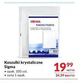 Makro Koszulki krystaliczne Sigma oferta