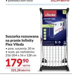 Makro Suszarka rozsuwana na pranie Infinity Flex Vileda oferta
