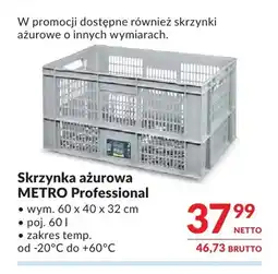 Makro Skrzynka ażurowa Metro Professional oferta