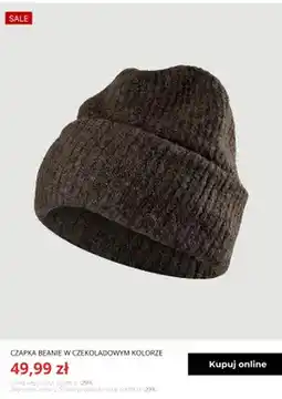 Greenpoint Czapka beanie w czekoladowym kolorze Greenpoint oferta