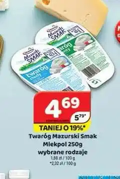 Delfin Twaróg Mazurski Smak Mlekpol oferta