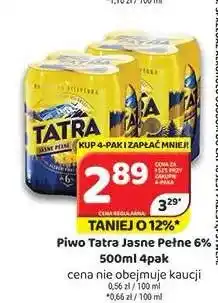 Delfin Piwo Tatra 6% 4-pak oferta