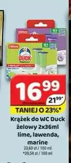 Delfin Krążek do WC Duck żelowy lime oferta
