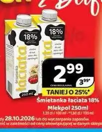 Delfin Śmietanka Łaciata Mlekpol 18% oferta