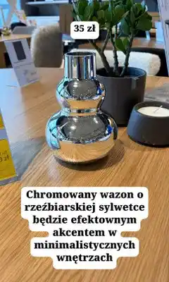 JYSK Wazon chromowany oferta
