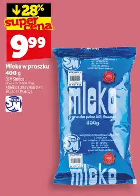 Mleko w proszku OSM Siedlce