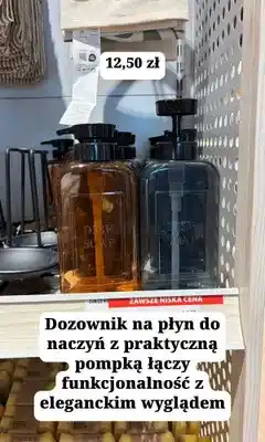 JYSK Dozownik na płyn do naczyń Dish Soap oferta