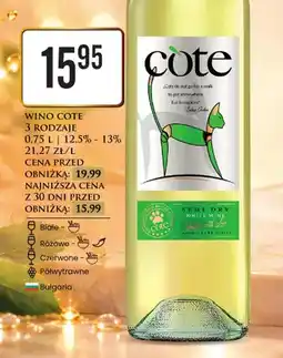 Dino Wino czerwone Cote półwytrawne oferta