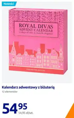 Action Kalendarz adwentowy z biżuterią 12 elementów Royal Divas oferta