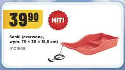MR. DIY Sanki czerwone 79x39x15,5 cm oferta