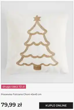 Home&You Poszewka futrzana Choni 45x45 cm oferta