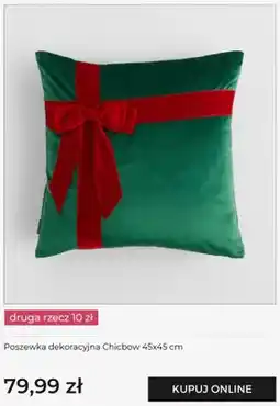 Home&You Poszewka dekoracyjna Chicbow 45x45 cm home & you oferta