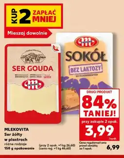 Kaufland Ser gouda w plastrach Mlekovita oferta