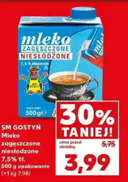 Kaufland Mleko zagęszczone niesłodzone SM Gostyń 7,5% oferta
