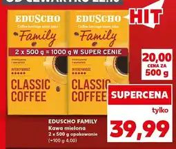 Kaufland Kawa mielona Eduscho Family 2-pak oferta