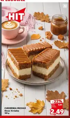 Kaufland Deser Krówka Cukiernia Michaś oferta