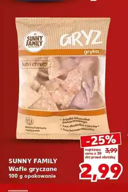 Kaufland Wafle gryczane Sunny Family oferta