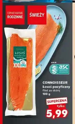 Kaufland Łosoś pacyficzny filet ze skórą Connoisseur oferta