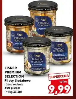 Kaufland Filety śledziowe Lisner Premium Selection różne rodzaje oferta