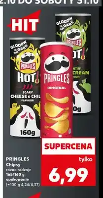 Kaufland Chipsy Hot Scary Cheese & Chili Pringles oferta