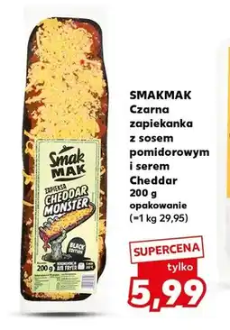 Kaufland Czarna zapiekanka z sosem pomidorowym i serem Cheddar Smakmak oferta