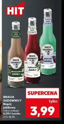 Kaufland Napój jabłkowy mroczne jabłko Bracia Sadownicy oferta