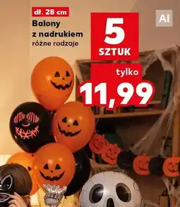 Kaufland Balony z nadrukiem 5-pak oferta