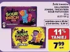 Carrefour Market Żelki kwaśne Halloween Zombie, Tricksters Sour Patch Kids oferta