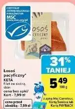 Carrefour Market Łosoś pacyficzny KETA filet ze skórą oferta