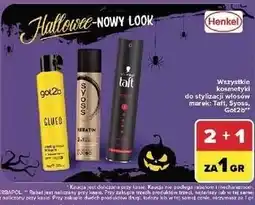 Carrefour Market Wszystkie kosmetyki do stylizacji włosów Taft, Syoss, Got2b oferta