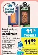 Carrefour Market Łosoś wędzony na gorąco CARREFOUR oferta