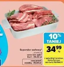 Carrefour Market Szponder wołowy z kością oferta