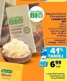 Carrefour Market Kapusta kiszona Charsznicka CARREFOUR BIO oferta