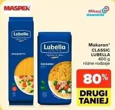 Carrefour Market Makaron CLASSIC LUBELLA 400 g różne rodzaje oferta